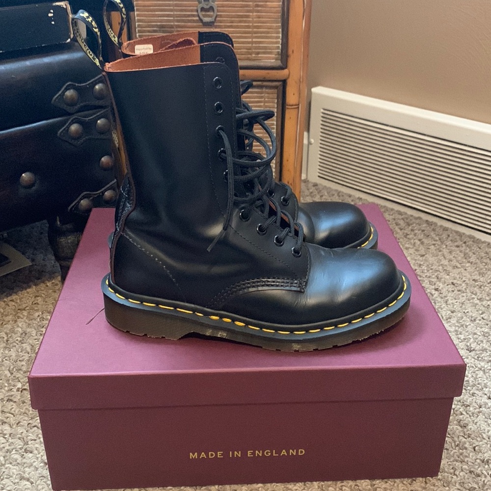 Almost new Dr. Martens made in England
